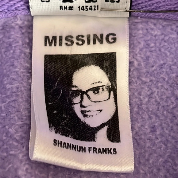 Cross Colours Black Lives Are Loved Cropped Sweatshirt in Lilac - Size Small - Picture 9 of 11